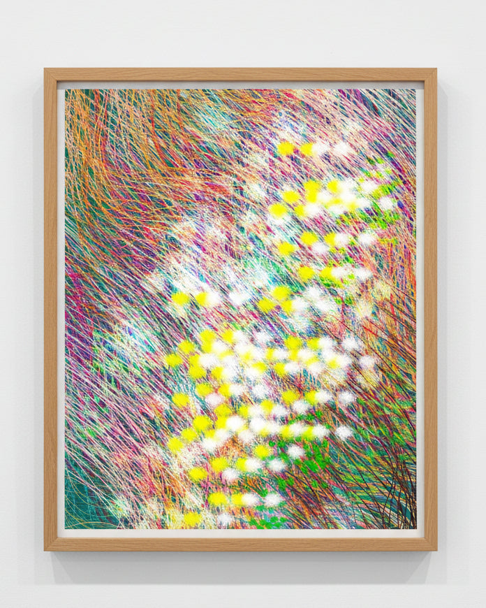 Framed Abstract Expressionist Art 